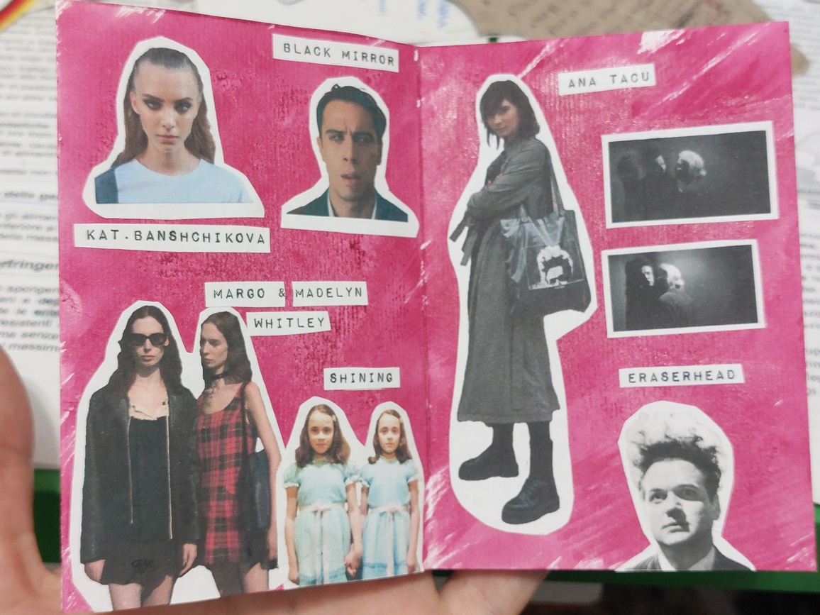 Fase finale della creazione dello zine: il fanzine completato