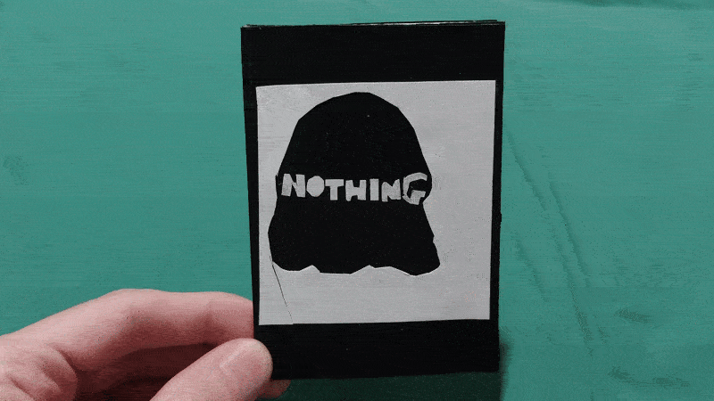 Dettaglio orizzontale dalla zine Blue Shades